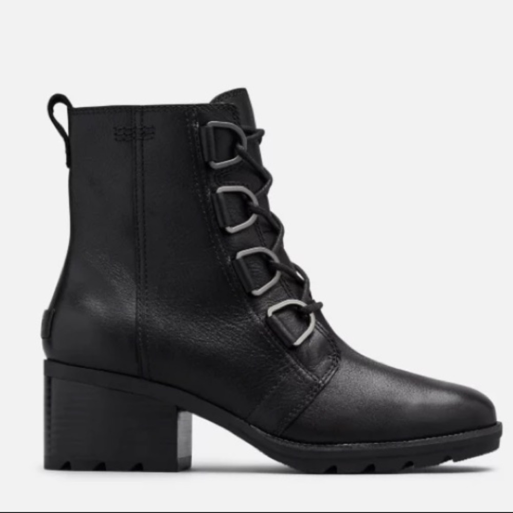 Sorel Cate Lace Bootie in Black 7  - waterproof!! Worn once !